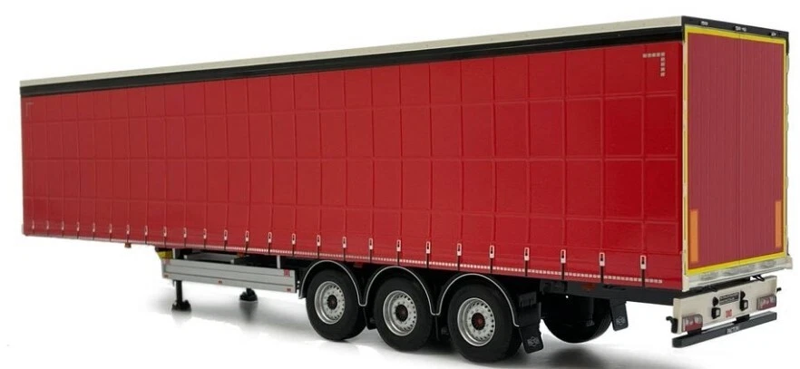 MARGE MODELS - Rimorchio centinato PACTON 3 Assi Rosso - 1/32 - MAR1902-01-12 - Immagine 3 di 3