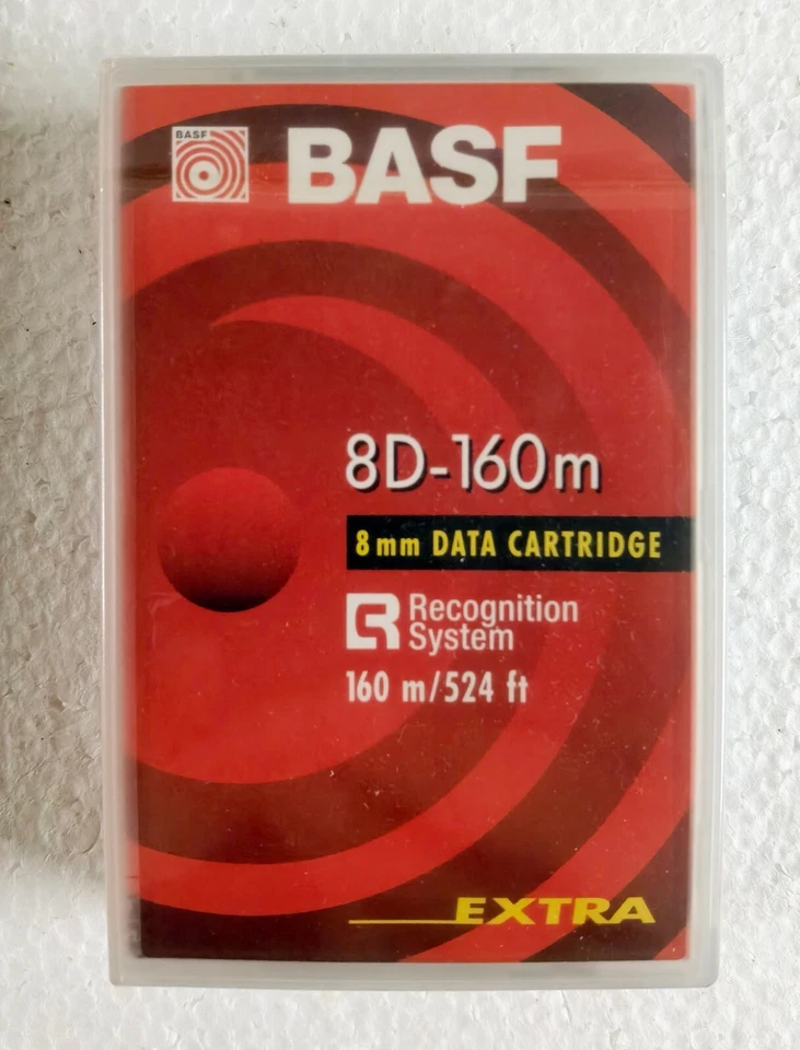 10 BASF EXTRA 8D-160m - 8MM Data Tape Cartridge Made In Japan - Image 3 of 4