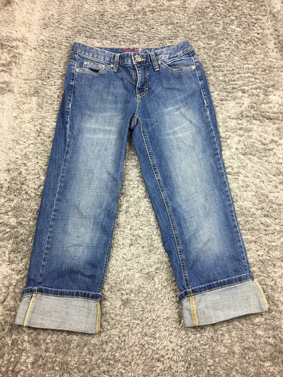 Hilfiger Capri Jeans Womens Size 2 Cuffed | eBay