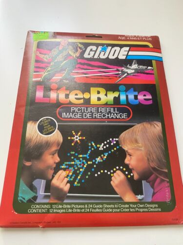 Vintage 1982 Lite Brite GI Joe - Imagen 1 de 3