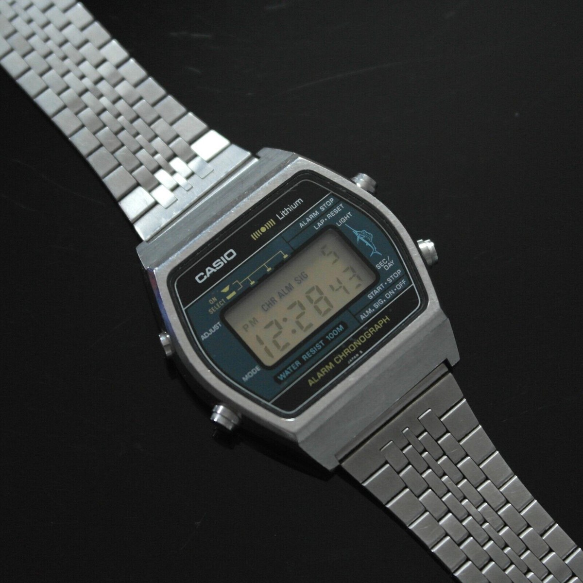 レア VINTAGE 1980's CASIO W-250 Marlin 腕時計