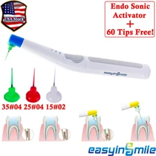 Dental Endo Activator Irrigator Ultrasonic Handpiece Endodontic Clean +60Tips