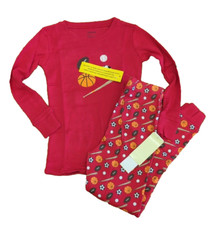 LEVERET SPORTS SHORT OR LONG 2 PIECE PAJAMAS
