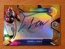 2020 Elements Future Auto Orange Terrell Lewis Alabama Rams Rookie #'d 134/149
