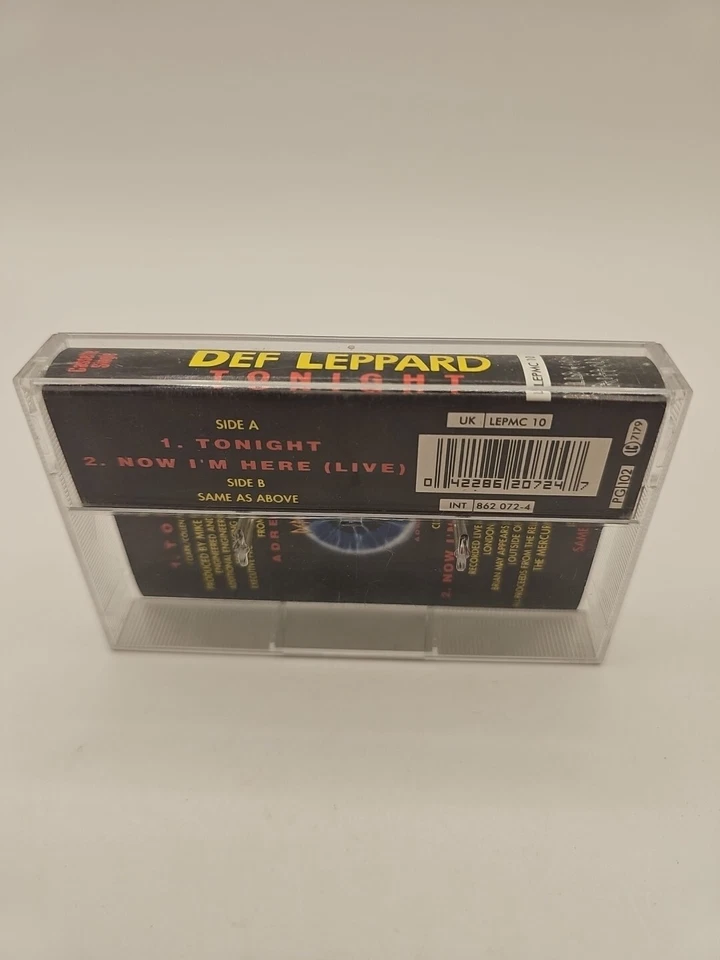 Def Leppard Tonight Cassette Tape Single - Exceptionally Rare - Image 4 of 4