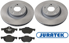 Discos y pastillas de freno delanteros de 300 mm Juratek para Honda - Accord 2.2 CTDi 2003-2008