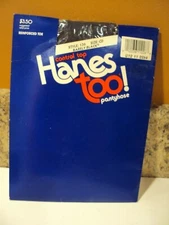 Vintage 1984 Hanes Too! Pantyhose Control Top Style 137 CD Town Taupe