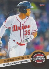 2019 South Atlantic League Top Prospects Brandon Howlett RC Rookie Red Sox