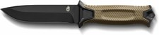 - New Gerber StrongArm Fixed Blade Knife Plain Edge - Coyote Brown