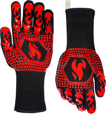 BBQ Gloves, Oven Gloves 1472 Extreme Heat Resistant, Grilling Gloves