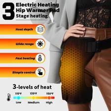 660nm Red Light Therapy Hip Heating Brace for Sciatica Pain Relief Left or Right