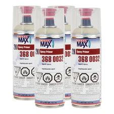 SprayMax 3680032 2K Epoxy Rust Cure Primer Beige 12.7 oz (4 Pack)