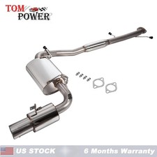 Stainless Cat-back Exhaust System 3.5 Tip Fit 1990-1997 Mazda Miata Mx-5 Stainless Cat-back Exhaust System 3.5 Tip Fit 1990-1997 Mazda Miata Mx-5
