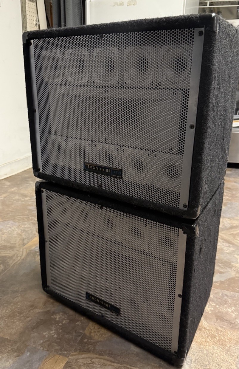 Technical Pro TW11 PA Speaker Wired Passive Black Banana Jac