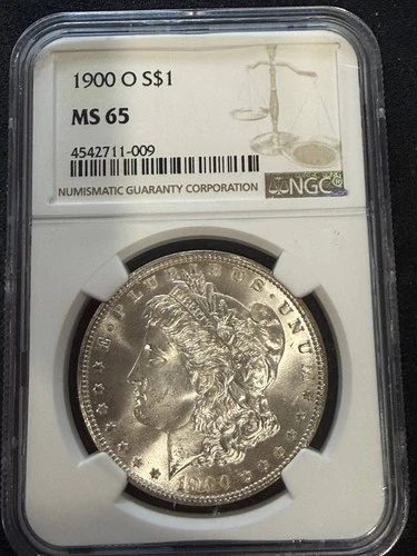 1900 O Morgan Silver Dollar NGC MS-65