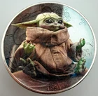 Grogu (Baby Yoda) Mandalorian American Silver Eagle 1oz .999 Silver Dollar Coin