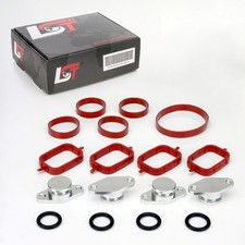 Drallklappen Set 4x 22mm mit O-Ring Dichtung Ansaugbrücke für BMW X3 E83 2.0d