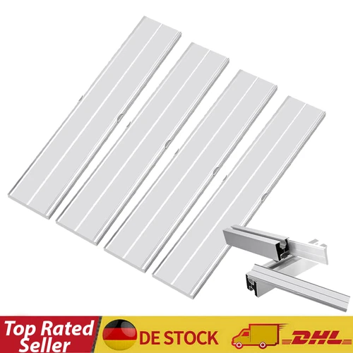 Profilverbinder PV Schienenverbinder zum Einschieben für 40x40mm Solar Aluprofil