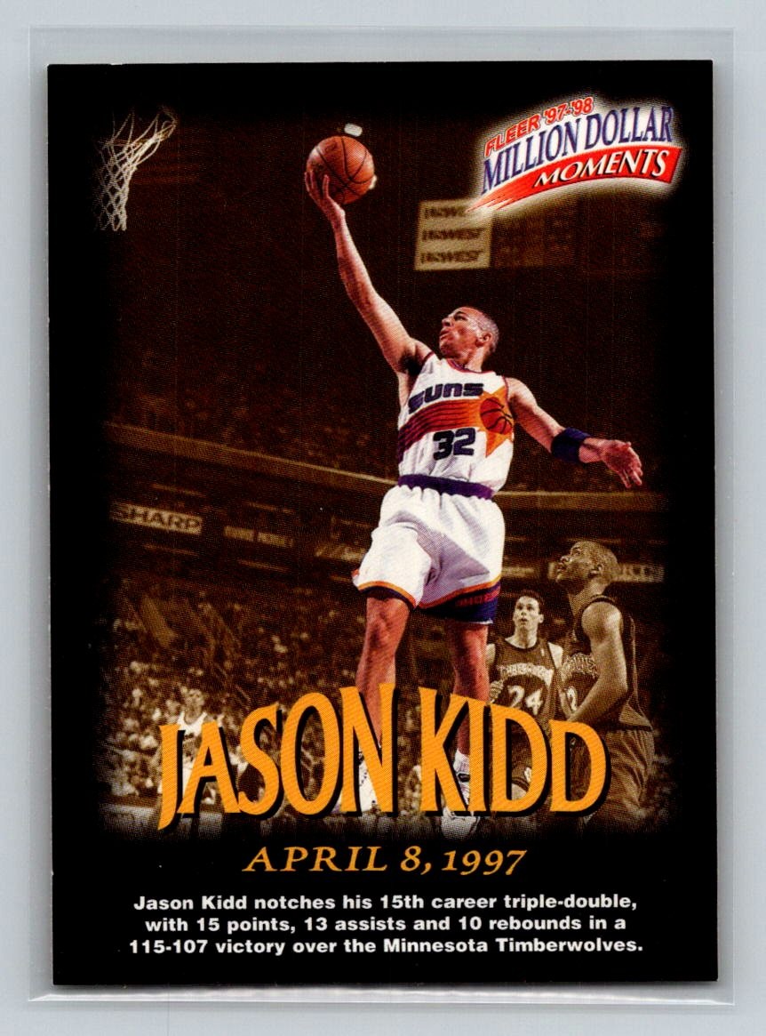 1997-98 Fleer Million Dollar Moments #15 Jason Kidd Phoenix Suns