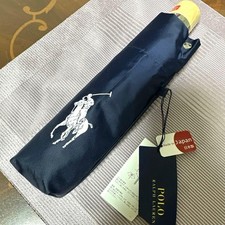 Polo Ralph Lauren Folding Umbrella Navy Logo Print Japan