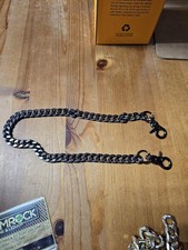 Heavy Duty Black Wallet Chain Punk Goth Keyring Pocket Jean Chain for Men Women