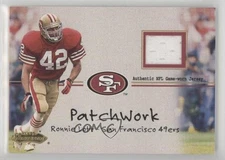 2001 Fleer Showcase Patchwork Ronnie Lott HOF