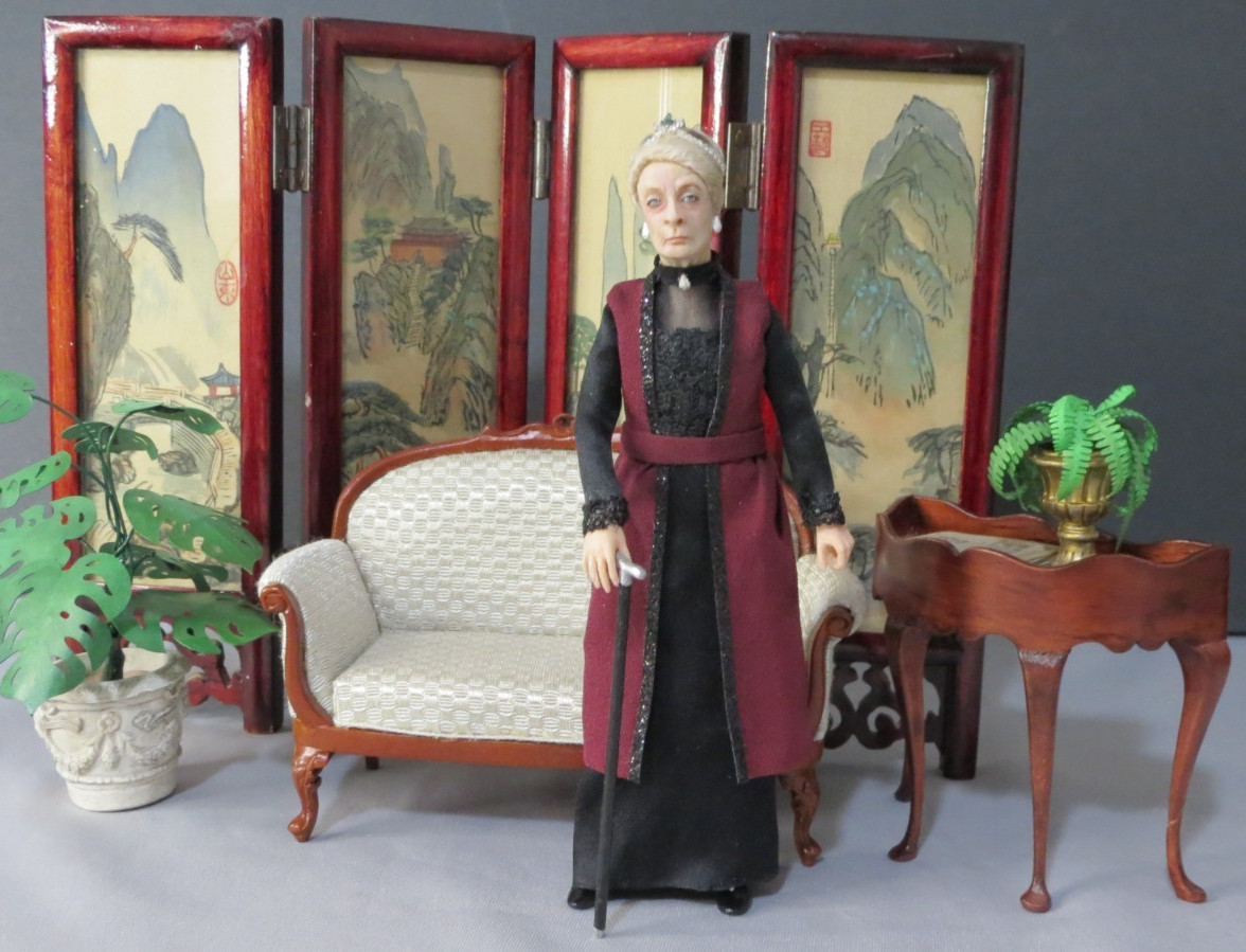 Dowager Countess Doll House 1/12th Scale Character Doll