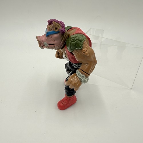 BEBOP Soft Head 100% Completo Teenage Mutant Ninja Turtle TMNT 1988 + Tarjeta de Archivo - Imagen 8 de 8