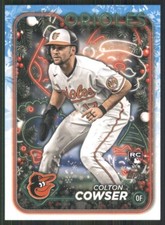 2024 Topps Holiday #H170 Colton Cowser RC Baltimore Orioles TW795