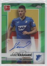 Andrej Kramaric Chrome Bundesliga 2020/21 Green Refractor /99 Auto