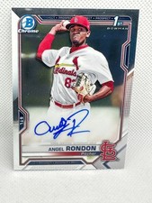 2021 Bowman Chrome Prospects Angel Rondon Autograph