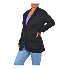 J. Crew Factory Black Sweater Blazer Womens Size Medium