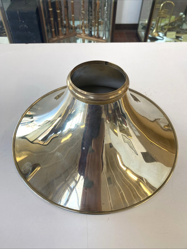 Very Clean Used Paxman "E" French Horn Bell Flare in Nickel-Silver, unlacquered