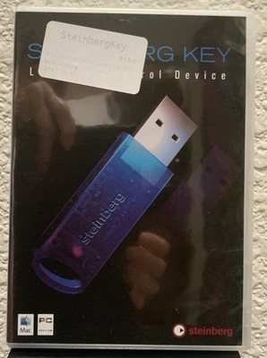 STEINBERG KEY USB Dongle License Control Device, CD-ROM, PC & Mac, Sealed Pkg