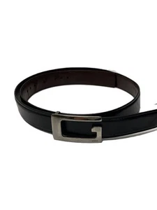 Ceinture femme GUCCI réversible boucle G cuir marron uni occasion