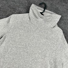 Under Armour Sweatshirt Womens Medium Gray Funnel Neck Loose Fleece Pullover