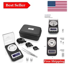 Precision Digital Milligram Scale with Tare, Calibration, and Multi-Unit Meas...