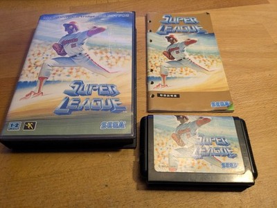 Super League Sega Mega Drive komplett MD NTSC-J CIB