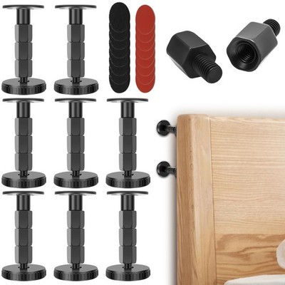 8Pcs Adjustable Threaded Bed Frame Anti-Shake Tool 3.7-4.7 inches Upgraded He...