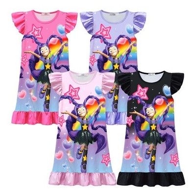 2026 Mädchen Poppy Playtime Chapter 5 Lily Kleid Nachtrock Loungewear Nachthemd