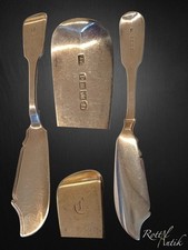 61026 Antikes Silber Buttermesser London Sterlingsilber 925 John Rich Georg III
