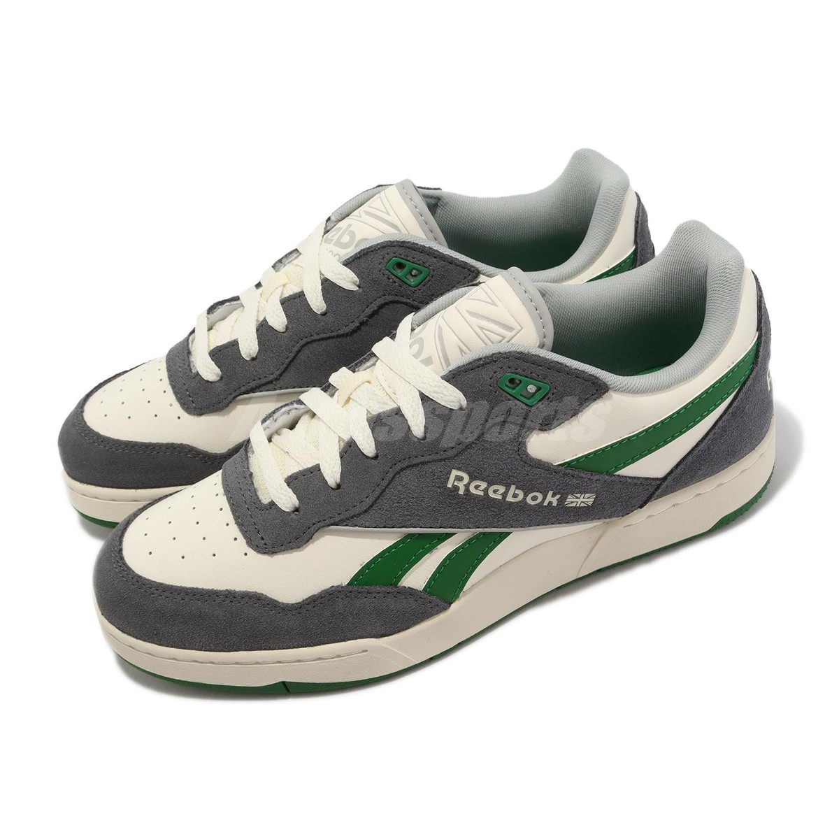 Reebok BB 4000 II 2 Chalk Grey Green Men Casual Lifestyle Shoes 