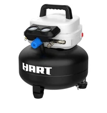 Hart 6 Gallon 1.5 HP Pancake Air Compressor