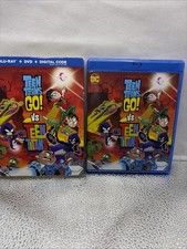 Teen Titans Go Vs. Teen Titans Blu-ray with Slipcover
