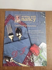 Sewing with Nancy Letters Of Distinction Booklet by Nancy Zieman 12 Pages