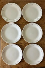 Set of 6 Corelle by Corning ENGLISH BREAKFAST 10¼” Dinner Plates Sandstone