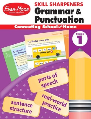 Evan-Moor Skill Sharpeners Grammar and Punctuation Workbook, Grade 1, Nouns,...