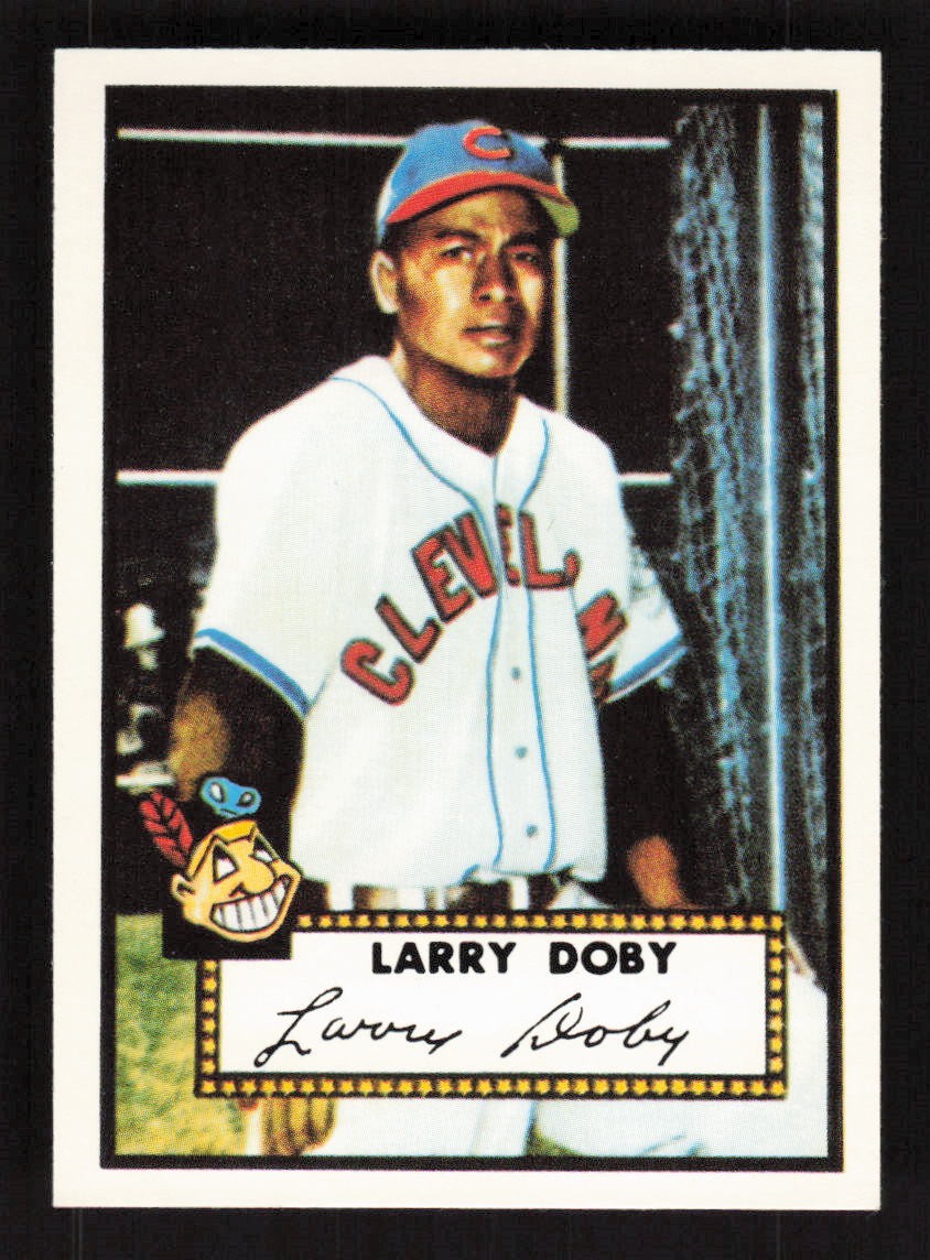 Larry Doby 1983 Topps 1952 Reprint Series #243 Cleveland Indians NM