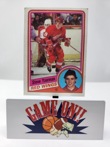 Steve Yzerman #49 1984 Topps card