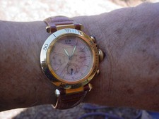 Cartier Pasha Chronograph W3007651 18K Gold Case & Deployant. 38 mm.